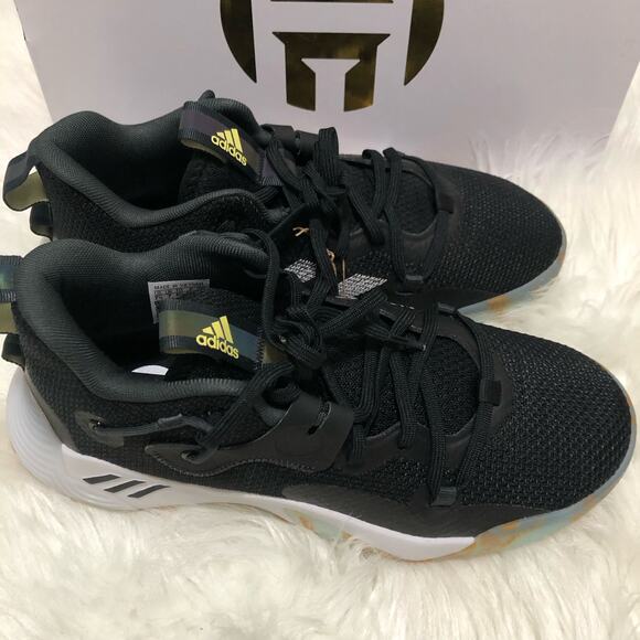 Adidas Harden Stepback 3 Mens 7.5 Basketball Shoes Black Grey Carbon‎ GY6416 NEW main image 8